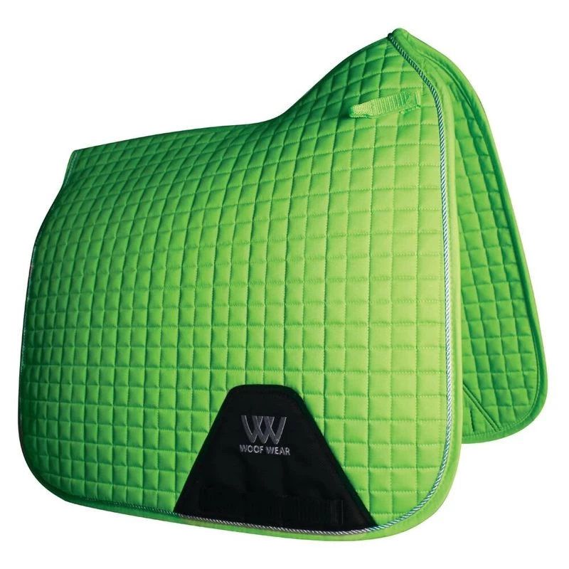 Woof Wear Dressage Saddle Pad - Lime 2 Woof Wear Dressage Saddle Pad - Lime