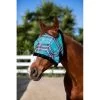 Kensington Fly Mask W/Plush Fleece Trim - Black Ice -Horse Supplies Store 334939 800 800
