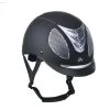 Ovation Jump Air Helmet - Black Matte/Silver Trim -Horse Supplies Store 343037 800 800