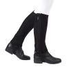 Dublin Kids' Suede Half Chaps II - Black