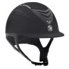 One K Defender Suede W/Swarovski Helmet - Black W/Clear Stones -Horse Supplies Store 345741 800 800