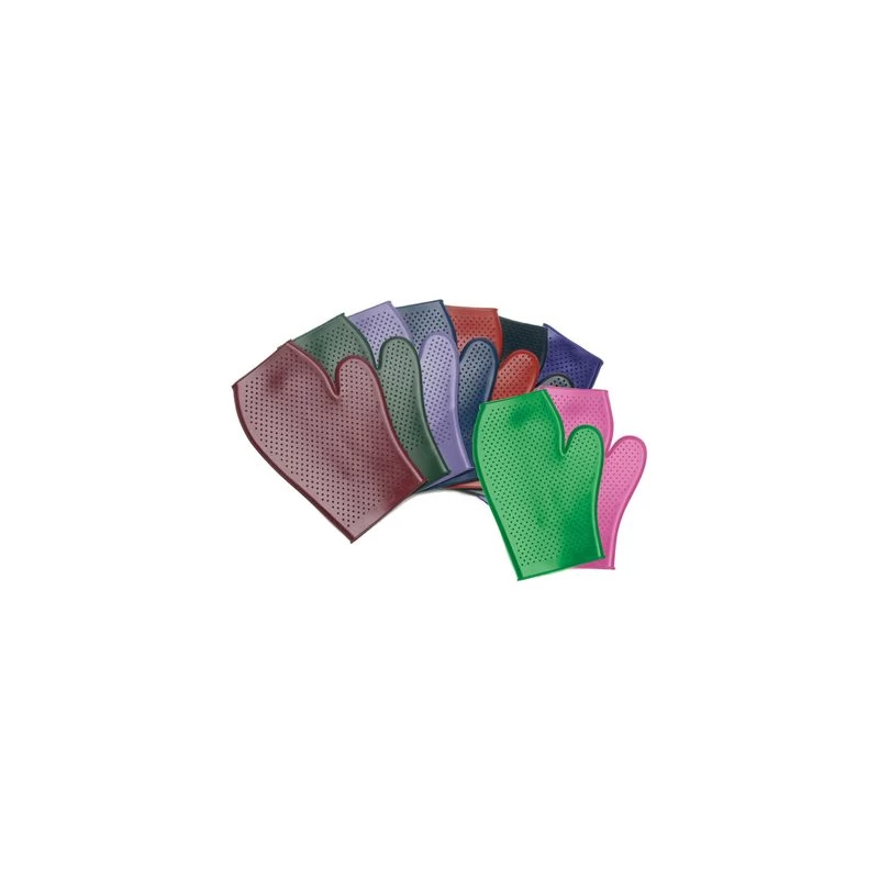 Equi-Essentials EcoPure Rubber Grooming Mitt - Hunter Green 3 Equi-Essentials EcoPure Rubber Grooming Mitt - Hunter Green