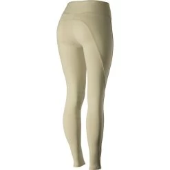 Horze Women's Juliet HyPer Flex Knee Patch Tights - Tan -Horse Supplies Store 378602 800 800