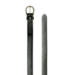 Horze Sierra Narrow Leather Belt - Black