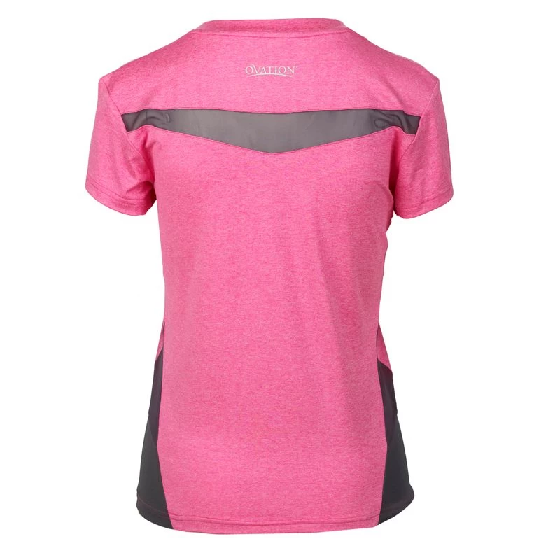 Ovation Women's Encke Sports Top - Pink 4 Ovation Women's Encke Sports Top - Pink - Image 2