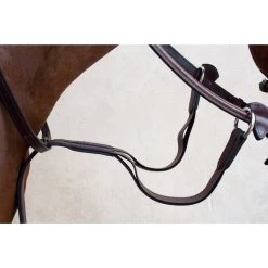 Nunn Finer Running Martingale With Elastic - Black/Zinc -Horse Supplies Store 402833 800 800