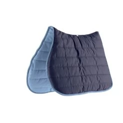 Roma Reversible Softie Wither Relief All Purpose Saddle Pad - Navy/Light Blue