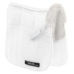 Ovation Europa Oversize Six Shim Dressage Pad - White/White