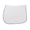 Ovation Coolmax Piped All Purpose Pad - White/Navy