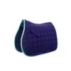 Roma Circle Quilt All Purpose Saddle Pad - Purple/White/Turquoise -Horse Supplies Store 443033 800 800