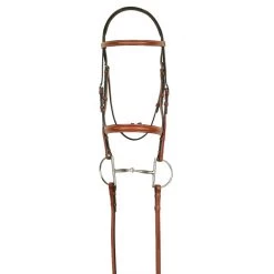 Aramas Fancy Raised Bridle W/Fancy Laced Reins - Chocolate