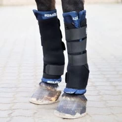 Horze Rear Stable Boots Pro - Black -Horse Supplies Store 454773 800 800