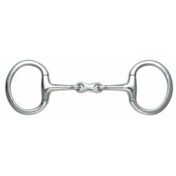 Shires French Link Eggbutt - Stainless Steel