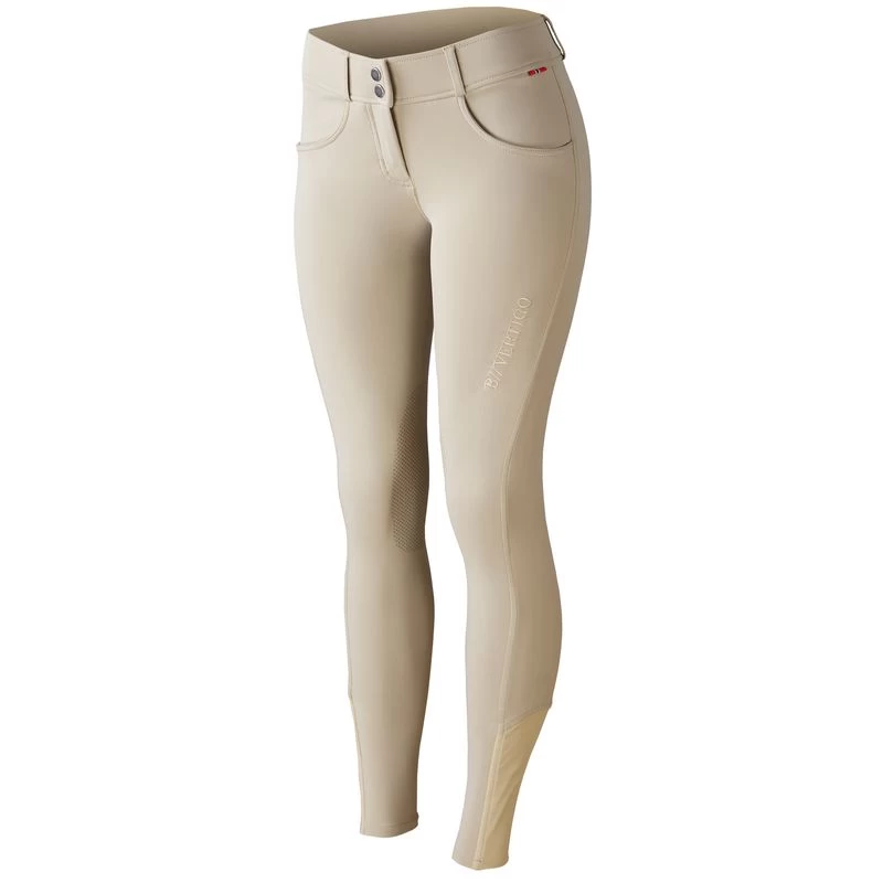 Horze Women's Meghan Silicone Knee Patch Breeches - Plaza Taupe Light Brown/Plaza Taupe Light Brown 6 Horze Women's Meghan Silicone Knee Patch Breeches - Plaza Taupe Light Brown/Plaza Taupe Light Brown - Image 4