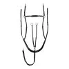 Horze Belgravia 5-Point Breastplate Martingale W/Running Attachment - Black -Horse Supplies Store 480002 800 800