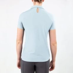 Irideon Women's Air-Tech Polo Shirt - Energy Blue -Horse Supplies Store 481693 800 800