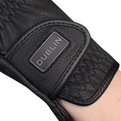 Dublin Breathable Mesh Riding Gloves - Black -Horse Supplies Store 482770 800 800