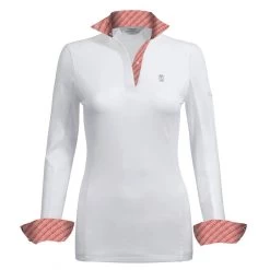 Tredstep Women's Symphony Paris Long Sleeve Competition Shirt - Coral Haze