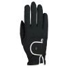 Roeckl Women's Lona Gloves - Black/White -Horse Supplies Store 493014 800 800