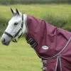 Weatherbeeta Comfitec Plus Dynamic II Neck Rug Medium/Lite - Maroon/Grey/White -Horse Supplies Store 493766 800 800