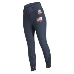 Shires Aubrion Women's Team Breeches - Navy