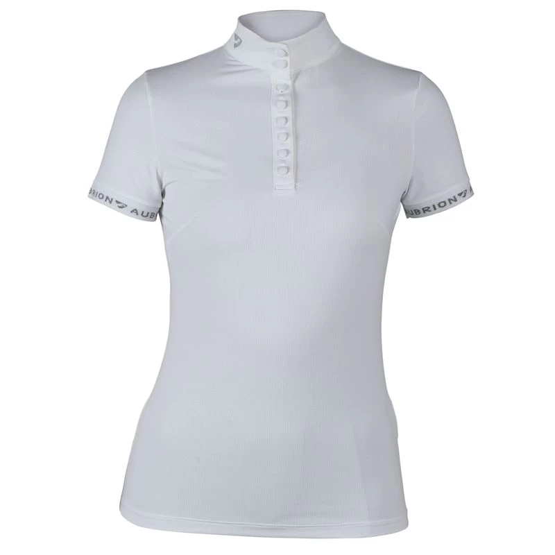 Shires Aubrion Women's Chester Show Shirt - White 3 Shires Aubrion Women's Chester Show Shirt - White