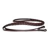 Nunn Finer Bella Donna Rubber Lined Laced Reins - Havana -Horse Supplies Store 504739 800 800