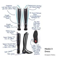 Tredstep Medici II Dress Boot - Black -Horse Supplies Store 523646 800 800