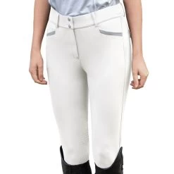 Ovation Women's Elegance Dynamic Full Seat Breeches - White