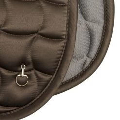 Horze Houston Fleece Wither Dressage Saddle Pad - Bison Dark Brown -Horse Supplies Store 533241 800 800