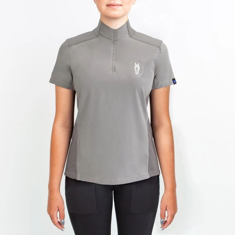 Irideon Women's Luna Coolstretch Short Sleeve Jersey - Dove Grey 4 Irideon Women's Luna Coolstretch Short Sleeve Jersey - Dove Grey - Image 2