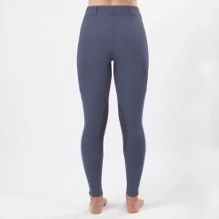 Irideon Women's Issential Cargo Knee Patch Tights - Bluestone -Horse Supplies Store 540378 800 800