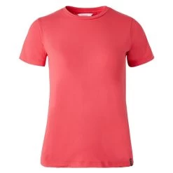 Horze Women's Lily Technical T-Shirt - Rouge Red
