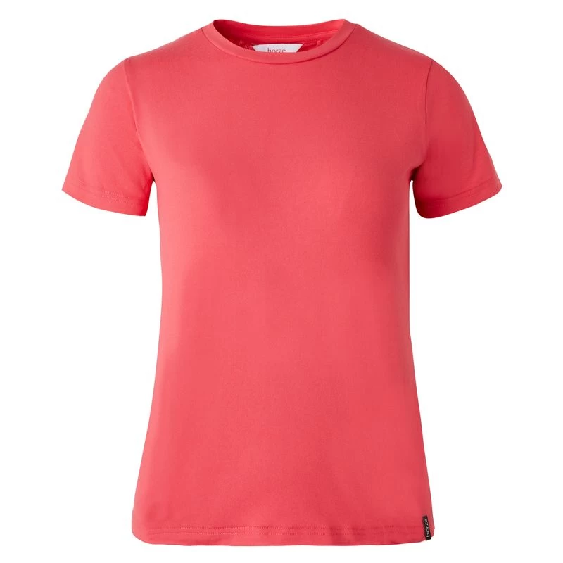 Horze Women's Lily Technical T-Shirt - Rouge Red 3 Horze Women's Lily Technical T-Shirt - Rouge Red