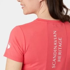 Horze Women's Lily Technical T-Shirt - Rouge Red 10 Horze Women's Lily Technical T-Shirt - Rouge Red -Horse Supplies Store 548927 800 800