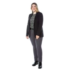 EQL Women's Ponte Blazer - Black -Horse Supplies Store 582574 800 800