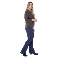 EQL Women's In Motion Bootcut Jean W/Raw Hem - Midnight Wash 17 EQL Women's In Motion Bootcut Jean W/Raw Hem - Midnight Wash -Horse Supplies Store 584679 800 800