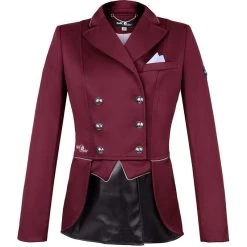Horse Supplies Store 13 Fair Play Women's Beatrice Short Tail Coat - Burgundy