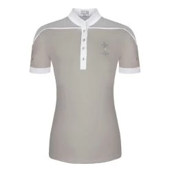 Fair Play Women's Letizia Short Sleeve Competition Shirt - Beige