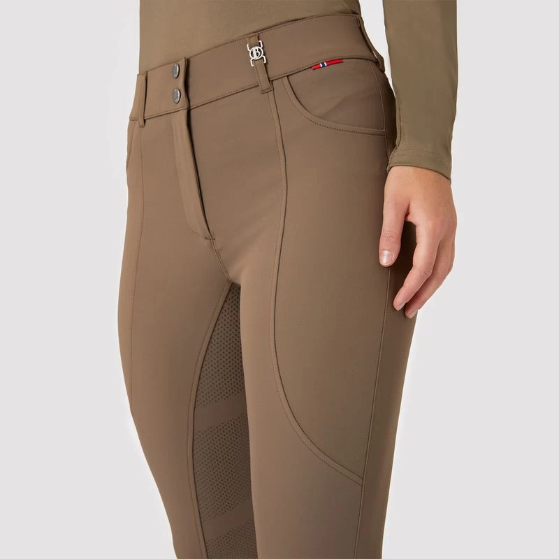 B Vertigo Women's Davina Full Seat Breeches - Shiitake Beige 6 B Vertigo Women's Davina Full Seat Breeches - Shiitake Beige - Image 4