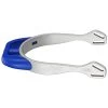 Herm Sprenger 20mm Flat Neck Fairrider Spurs - Silver Aluminum/Blue -Horse Supplies Store 605198 800 800