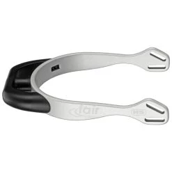 Herm Sprenger 20mm Flat Neck Fairrider Spurs - Silver Aluminum/Black