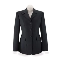 Horse Supplies Store 11 RJ Classics Women's Fairfield Melton Show Coat - Black