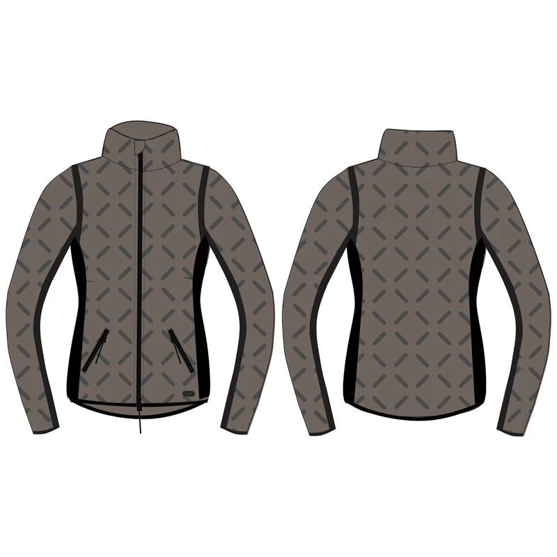 Horze Women's Shelly Padded Jacket - Morel Brown 3 Horze Women's Shelly Padded Jacket - Morel Brown