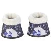 Ovation Altitude Print Bell Boots - Blue Whimsical Horses -Horse Supplies Store 617261 800 800