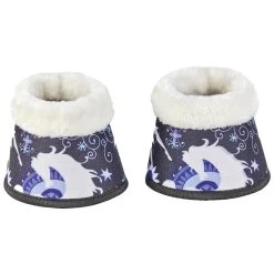 Ovation Altitude Print Bell Boots - Blue Whimsical Horses