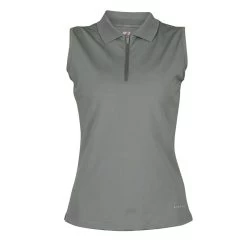 Shires Aubrion Women's Poise Sleeveless Polo - Olive