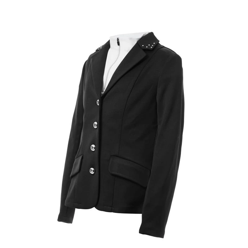 Horze Women's Queeny Show Coat - Black 3 Horze Women's Queeny Show Coat - Black