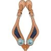 Western Rawhide Turquoise Beads Spur Straps - Golden -Horse Supplies Store 645594 800 800