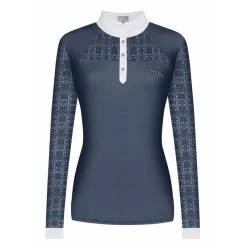 Fair Play Women's Aiko Long Sleeve Competition Shirt - Steel Blue